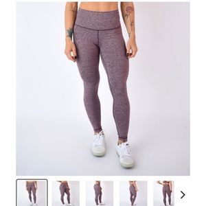 Fleo 25” Heather wine leggings